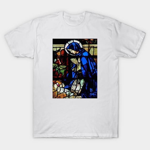 Canterbury Stained Glass Image T-Shirt by Grant Hudson